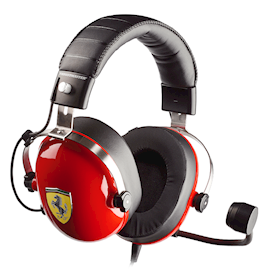 ყურსასმენი Thrustmaster 4060197 Scuderia Ferrari, Gaming Headset, Wired, 3.5mm, Red